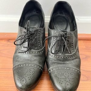 Black J Crew Oxford heels